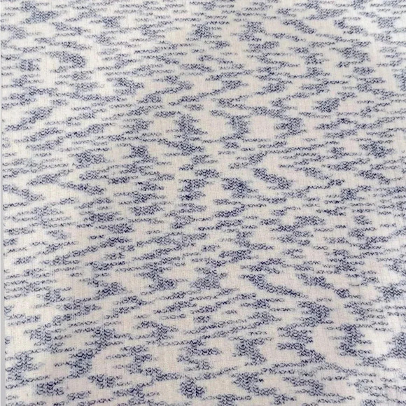 WOVEN HEART BY NORDSTROM OPEN FRONT KNIT WRAP LIGHT GREY AND WHITE O/S - Picture 2 of 9